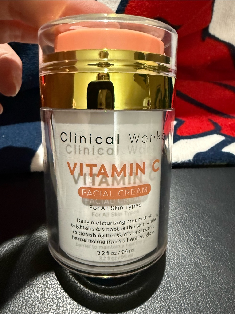 Vitamin C Facial Cream — Peach/Gold